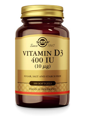 SOLGAR VITAMIN D3 400IU 100ST